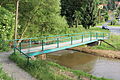 Toegangsbrug naar station Chlum u Rakovníka