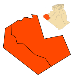 Distretto di Tindouf – Mappa