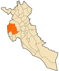 Distretto di Charef – Mappa