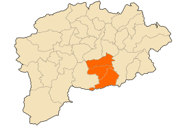 Distretto di Khezaras – Mappa