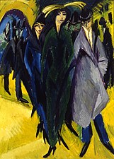 Ernst Ludwig Kirchner, Kobiety na ulicy, 1915
