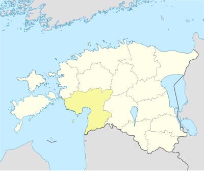 Location map Estonia Pärnu County