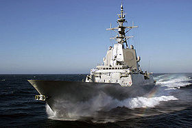 SPS Almirante Juan de Borbón (F102) ud for den californiske kyst i 2004