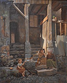 Un ancien portique, Annecy, Musée des Beaux-Arts de Gaillac.