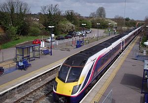 A First Great Western Class 180 DMU at Radley ...