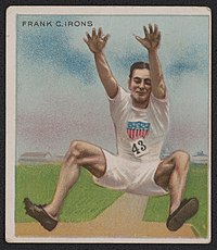 Weitsprungolympiasieger Frank Irons wurde gemeinsam mit anderen Athleten Olympiaachter