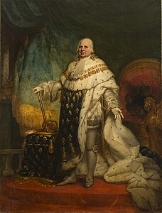 Louis XVIII, musée national des châteaux de Versailles et de Trianon.