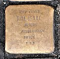 Hagen, Stolperstein Isaac Emil