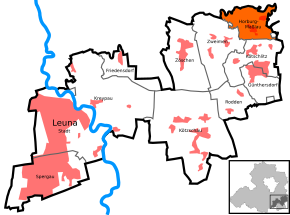 Poziția localității Horburg-Maßlau