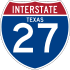 Interstate 27 marker