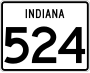 State Road 524 marker