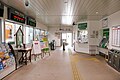 仮駅舎内観（2023年7月）