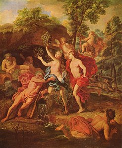 Apollon et Daphnée (made by Guy Vernansal I (1648-1729), musée des beaux-arts de Budapest.