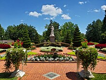 The Kresko Victorian Garden at the Missouri Botanical Garden, a highly manicured garden. Kresko Victorian Garden at the Missouri Botanical Garden.jpg