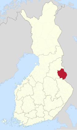 Location of Kuhmo