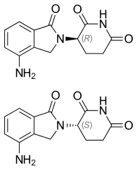 Lenalidomide enantiomers.svg