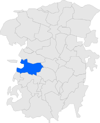 Map showing location within Berguedà