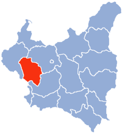 Location of Łódź