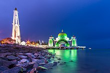 Melaka Straits Mosque things to do in Melaka