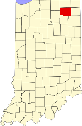 Localisation de Comté de Noble(Noble County)