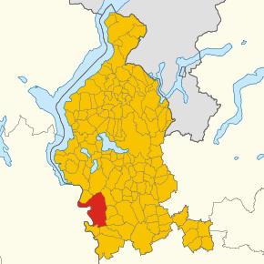 Poziția localității Somma Lombardo