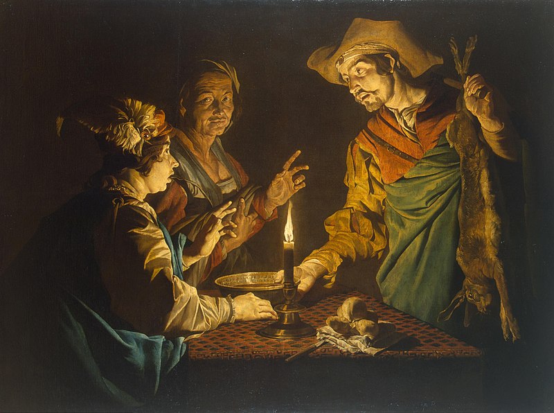 File:Matthias Stom - Esau and Jacob - WGA21805.jpg