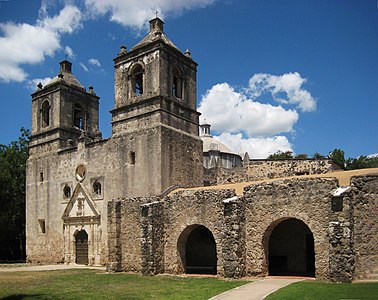 Mission Nuestra Señora de la Purísima Concepción de Acuña in Texas, built between 1711 and 1731