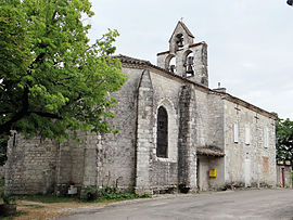 The church of Saint-Sulpice-de-Bourges, in Montagudet