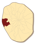 Кунцевский район на карте 1978 года