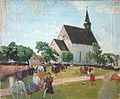 Muhu Church by Paul Raud (1898)