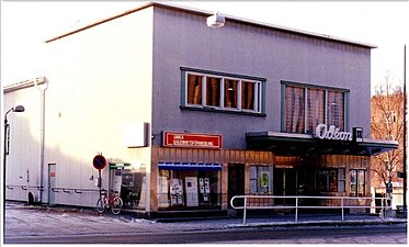 Odéonbiografen i Umeå, ritad av arkitekt Denis Sundberg. Invigd 1939.