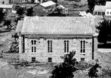 The First Universalist Church in 1857 OurLadyofLourdes.jpg