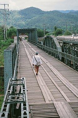 สะพานประวัติศาสตร์อำเภอปาย เมื่อปี พ.ศ. 2552