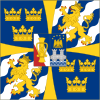 Личен команден знак на шведския крал.svg