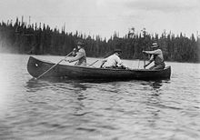 The Prince of Wales and two Ojibwe guides on the Nipigon River PrinceOfWalesCanoeing.jpg