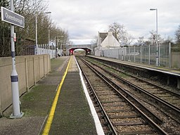 Järnvägsstationen i Queenborough