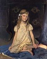 少女の肖像画　(1900) 旧国立美術館 (ベルリン)