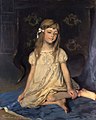 پرترهٔ مونیکا، دختر نقاش ۱۹۰۰ م. موزه دولتی برلین