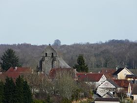 Le bourg de Saint-Mesmin