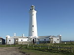 The Cape St Francis lighthouse, which is an 80 feet high cylindrical masonry structure which stands on a rock foundation, is one of the highest lighthouses in South Africa and is from a navigational point of view very important to shipping. Building commenced in 1876. Type of site: Lighthouse.