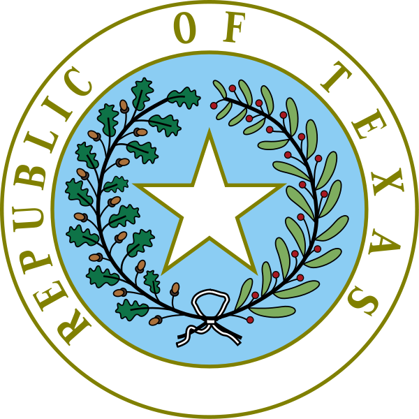 파일:Seal of the Republic of Texas (colorized).svg