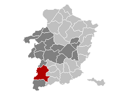 Sint-Truidens läge inom provinsen Limburg