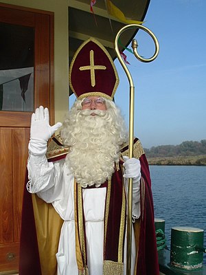 Sinterklaas op boot