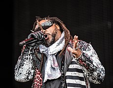 Skindred au Wacken Open Air (Allemagne) en 2018.