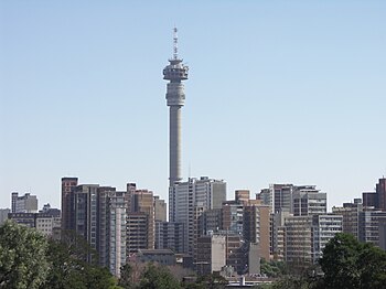 English: Hillbrow and the Hillbrow Tower