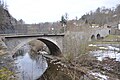 Straßenbrücke über die Zschopau, mit Wappenstein