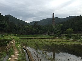Древняя башня храма Гоцин династии Суй.JPG
