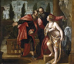 Susanna is toloye guazikye gan, Paolo Veronese, ≈ 1580