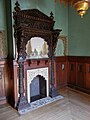 Smoking room / studio Persian-style fireplace.