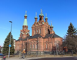 Tammerfors ortodoxa kyrka i april 2019.